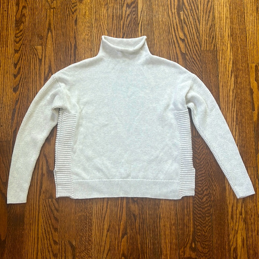 Mock Turtleneck Knit Sweater